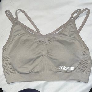 Gymshark Energy Seamless Sandstone Sports Bra Size M